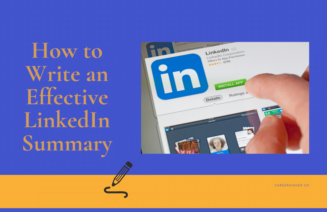 CareerHigher  How To Write A Good LinkedIn Summary