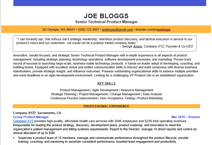 best fonts for resumes