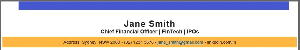 Australia resume sample Australia resume sample
