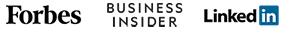 Featured-logos2 Features in LinkedIn, Business Insider & Forbes