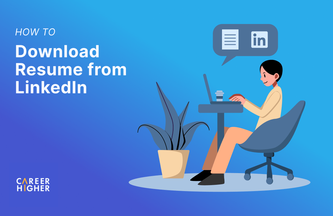 How to download resume from linkedin