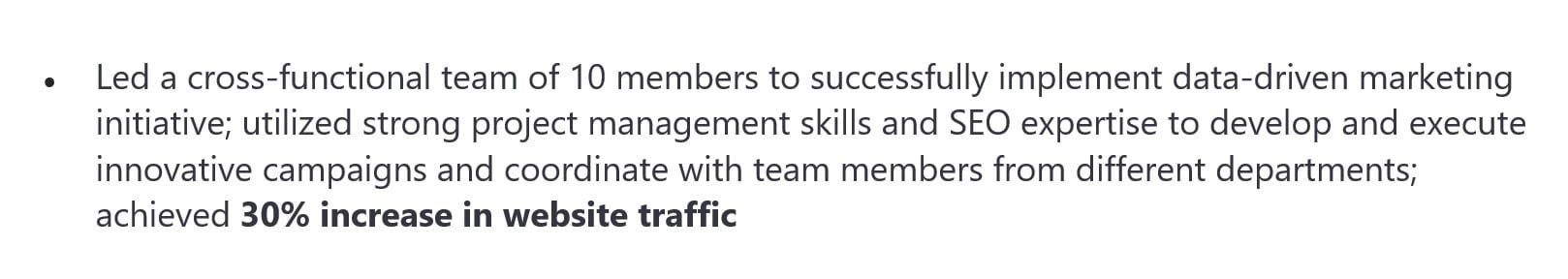Adding key skills in the work experience section Adding key skills in the work experience section
