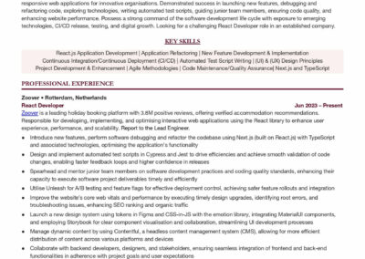 React Developer Resume (1)