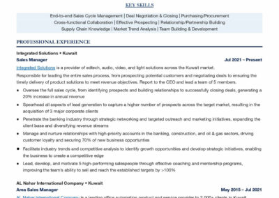 Resume Part (1)