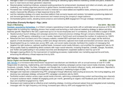 Resume Part (2)