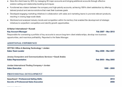 Resume Part (2)